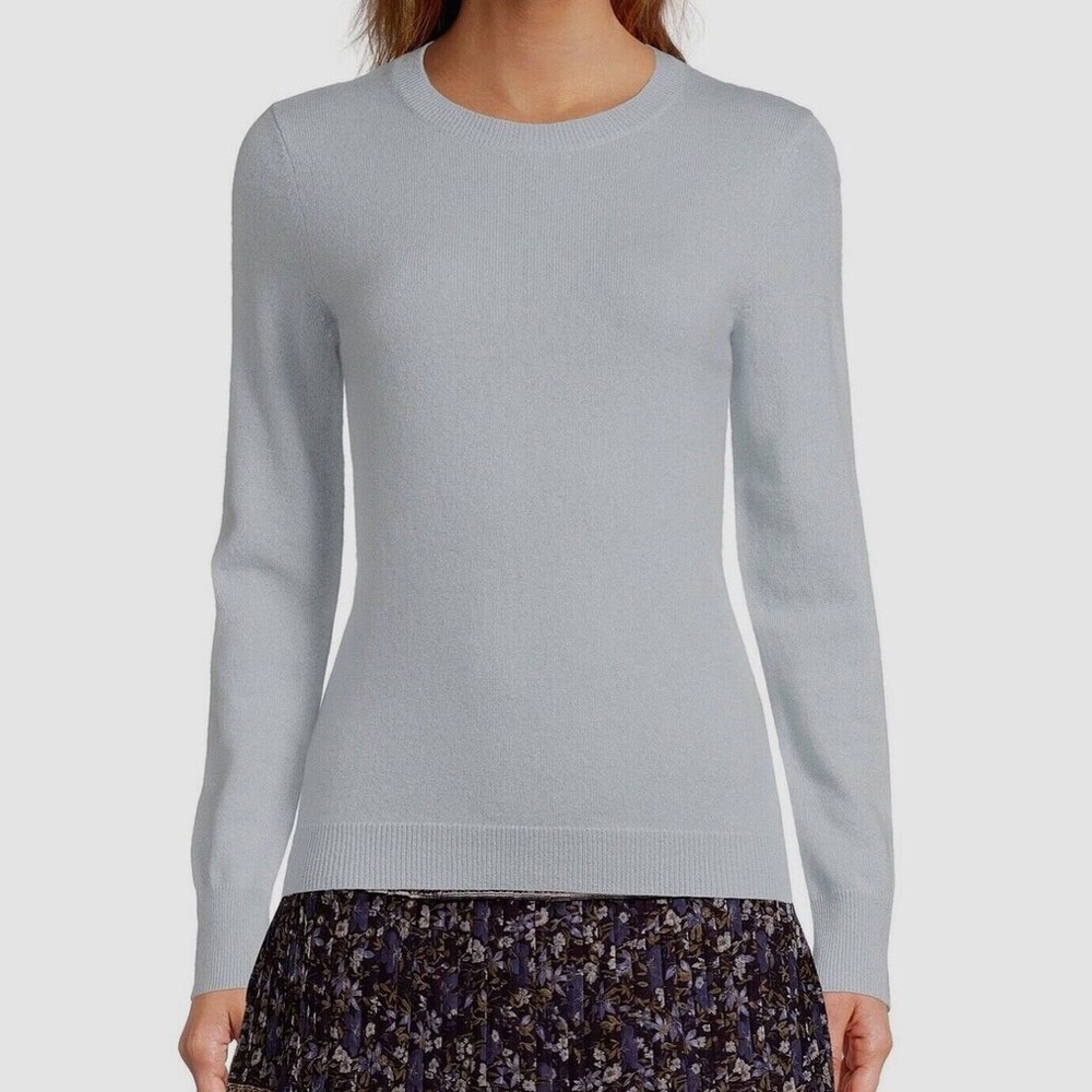 Antonio Melani cashmere knit sweater blue, women's size small